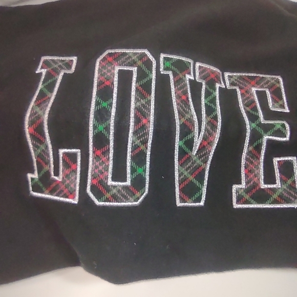 Xs/XP Black Love PINK Sweatpants - Picture 6 of 9